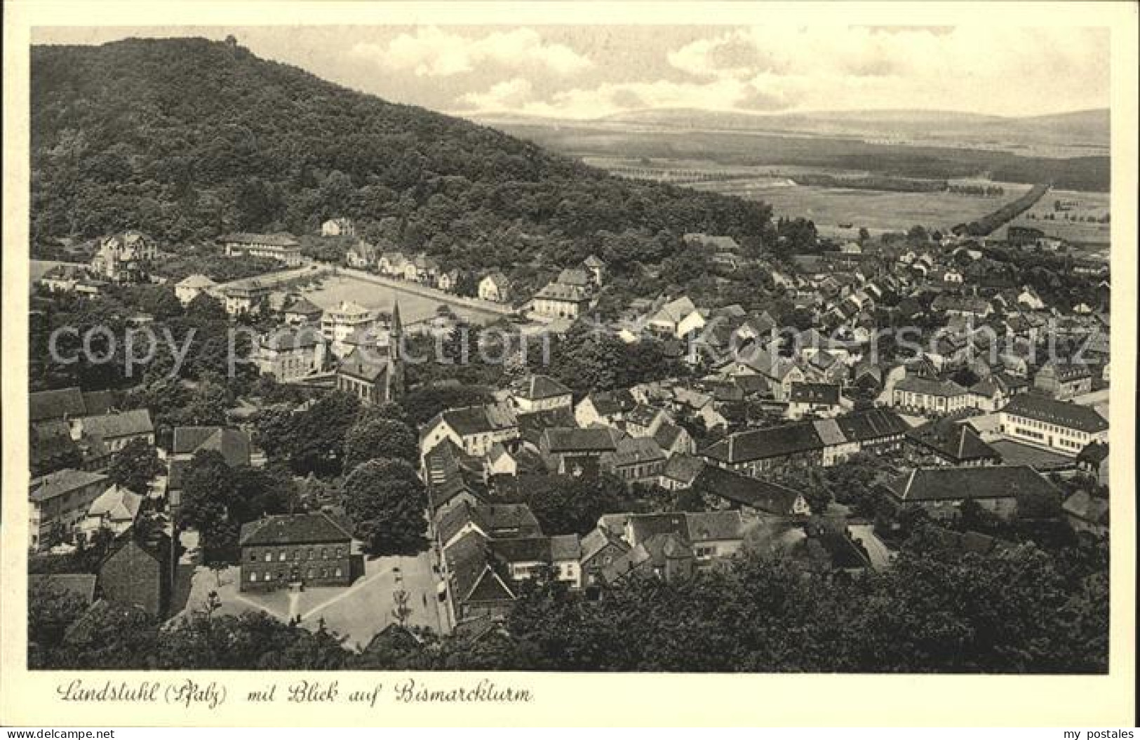 41792860 Landstuhl Blick Bismarckturm Landstuhl - Landstuhl