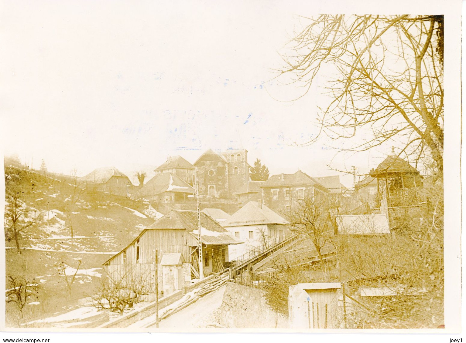 Photo Meurisse Années 1930,catastrophe De Chatelard ,coulée De Boue, Format 13/18 - Places