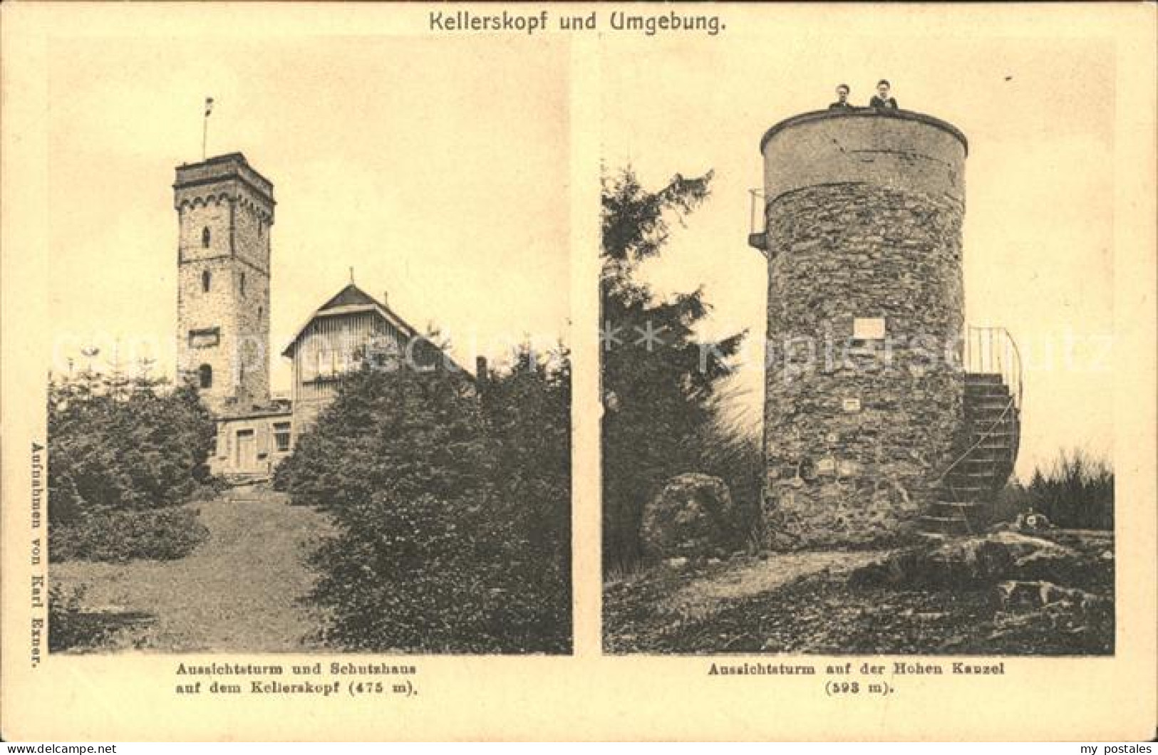 41792720 Neuhof Taunus Kellerskopf Aussichtsturm Schutzhaus Kellerkopf Hohen Kan - Taunusstein