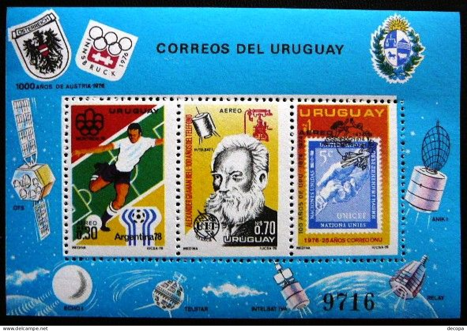 (dcbv-544)  Uruguay  1976  Mi BF 29   MNH - Altri & Non Classificati