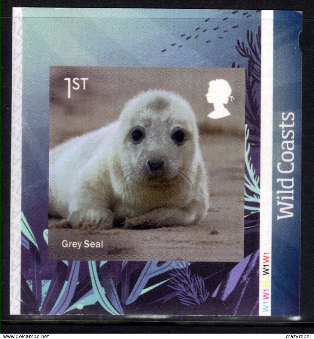 GB 2021 QE2 1st Wild Coasts Grey Seal Umm Self Adhesive SG 4554 Ex PM 81 ( L773 ) - Ungebraucht