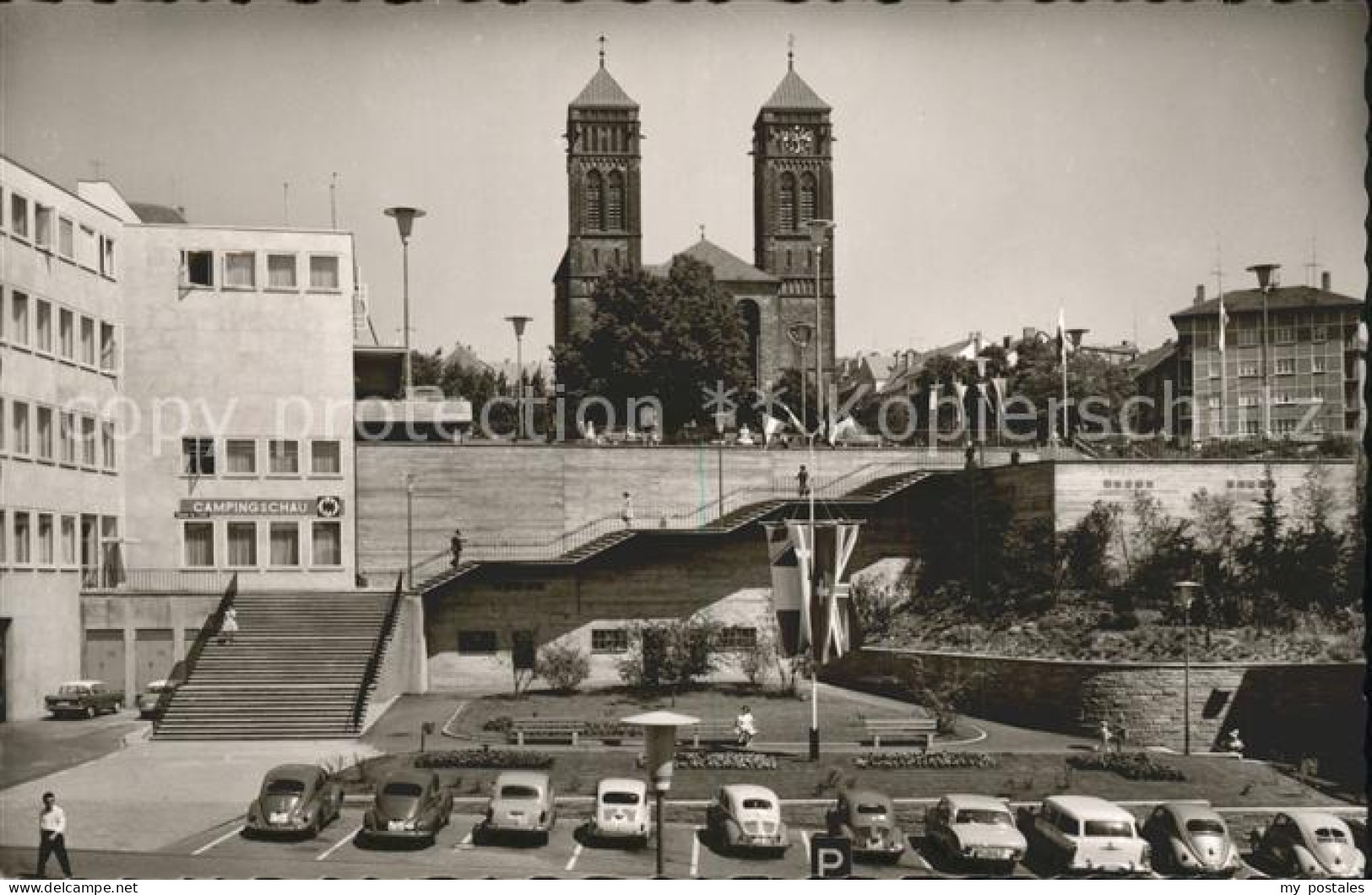 41792393 Pirmasens Schlossplatz Pirminiuskirche Pirmasens - Pirmasens