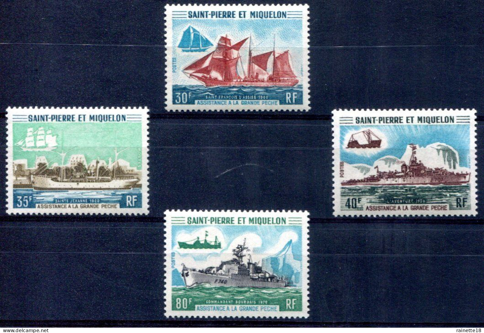 Saint Pierre Et Miquelon        410/413 ** Luxe - Nuevos