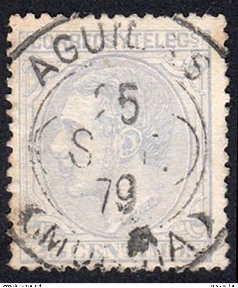 Navarra - Edi O 204 - 25 Cts. - Mat Trébol "Águilas" - Usati