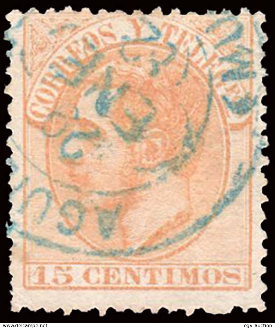 Navarra - Edi O 210 - 15 Cts. - Mat Trébol Azul "Águilas" - Used Stamps