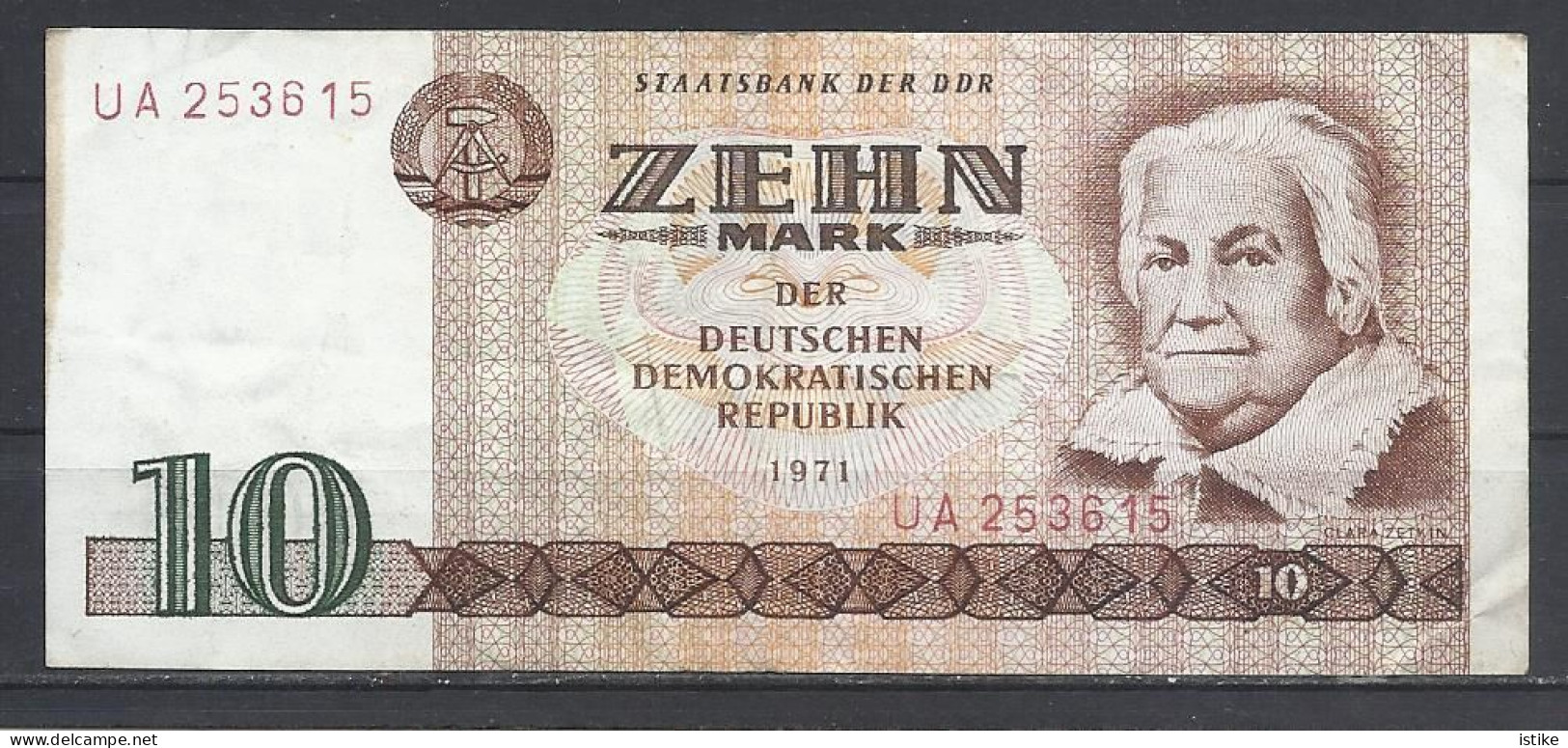 Germany  D.R. 10 Mark, 1971. - 10 Mark