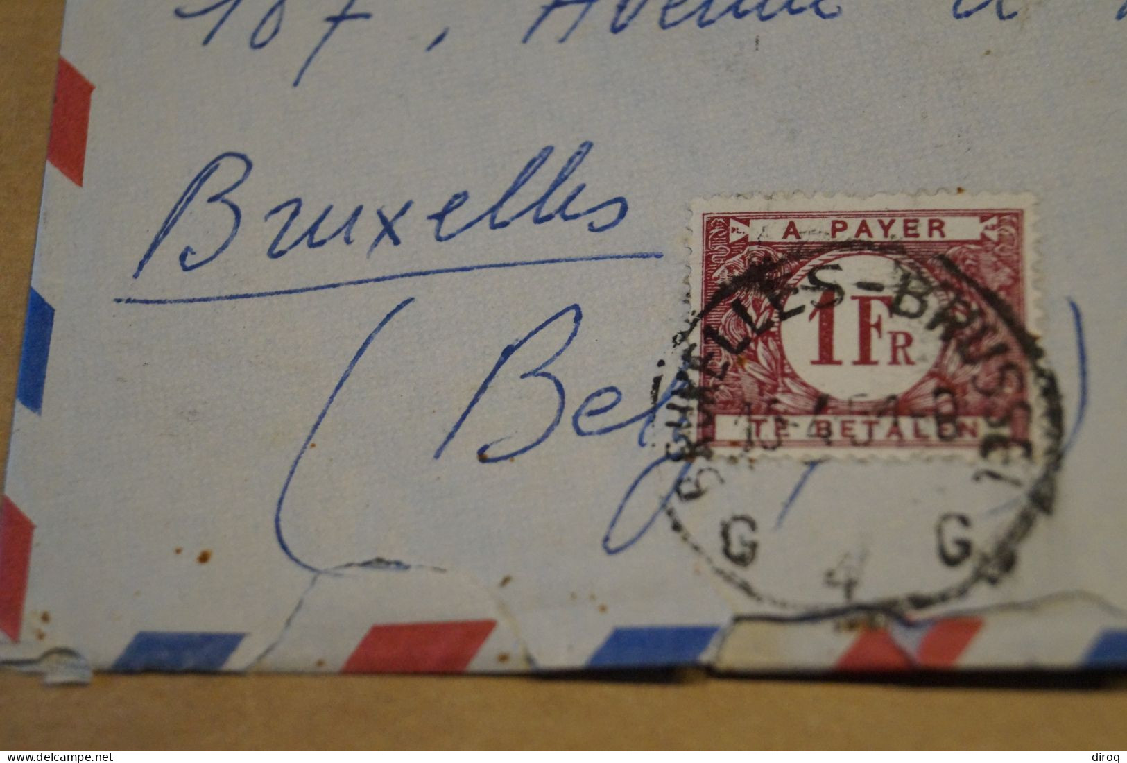 Bel Envoi De Madagascar En Belgique Timbre Taxe,avec 2 Timbres , Belles Oblitérations,pour Collection - Covers & Documents