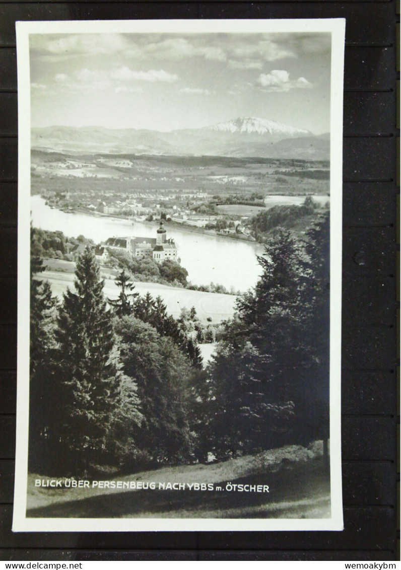 Österreich: Ansichtskarte - Blick über Persenbeug Nach YBBS Mit Ötscher- Nicht Gelaufen, Um 1930 - Melk