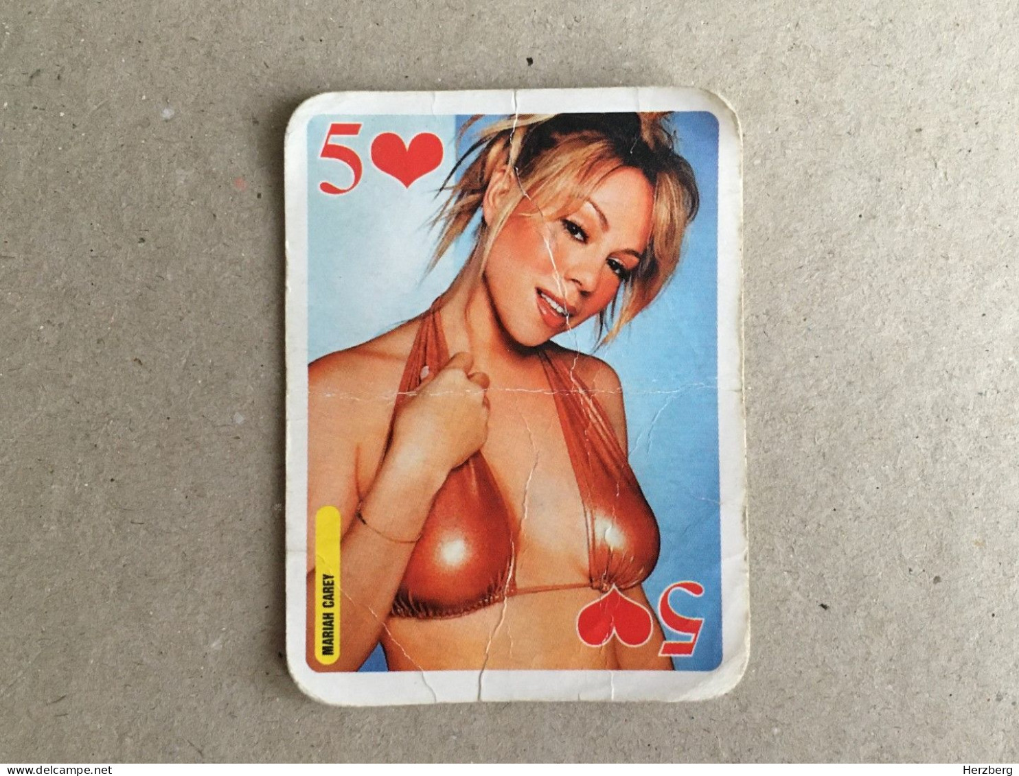 Music - Collection Playing Card - Trading Card - 80/61 Mm - Mariah Carey - Autres & Non Classés