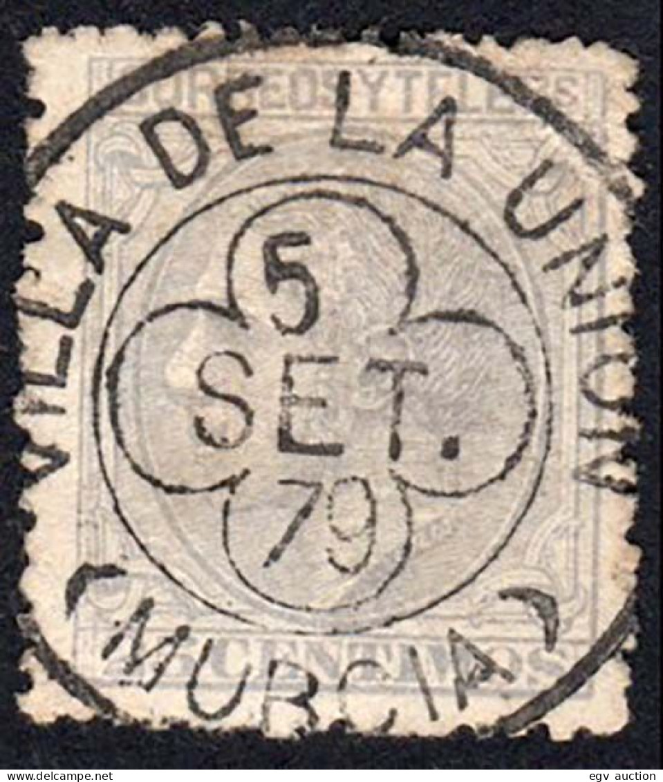 Navarra - Edi O 204 - 25 Cts. - Mat Trébol "Villa De La Unión" - Usados