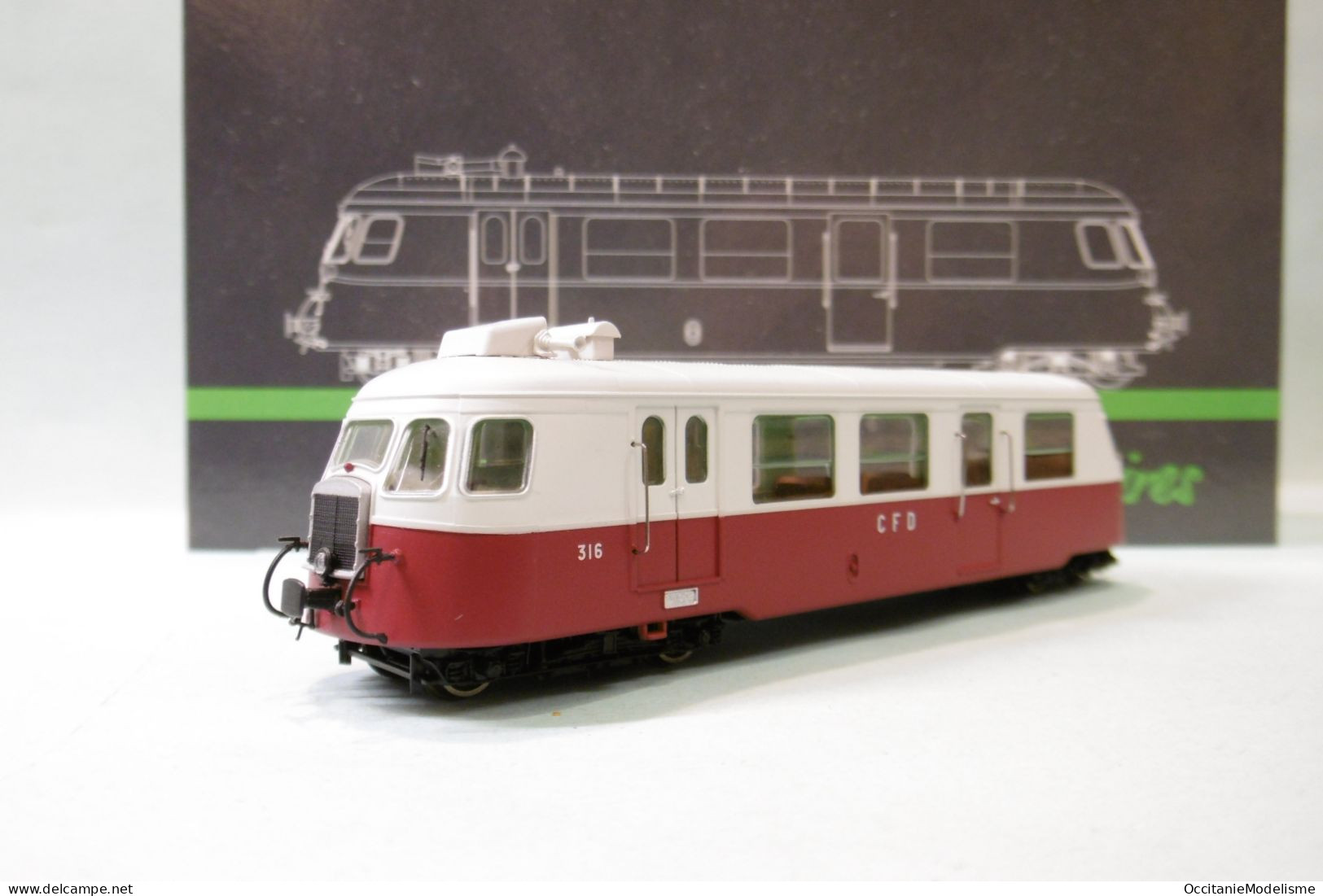 REE - AUTORAIL BILLARD A80D CFD 316 ép. III Réf. VM-006 Neuf NBO HOm 1/87 - Loks