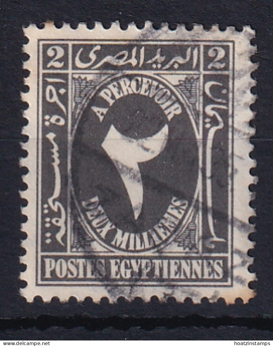 Egypt: 1927   Postage Due   SG D173   2m  Black  Used  - Dienstmarken