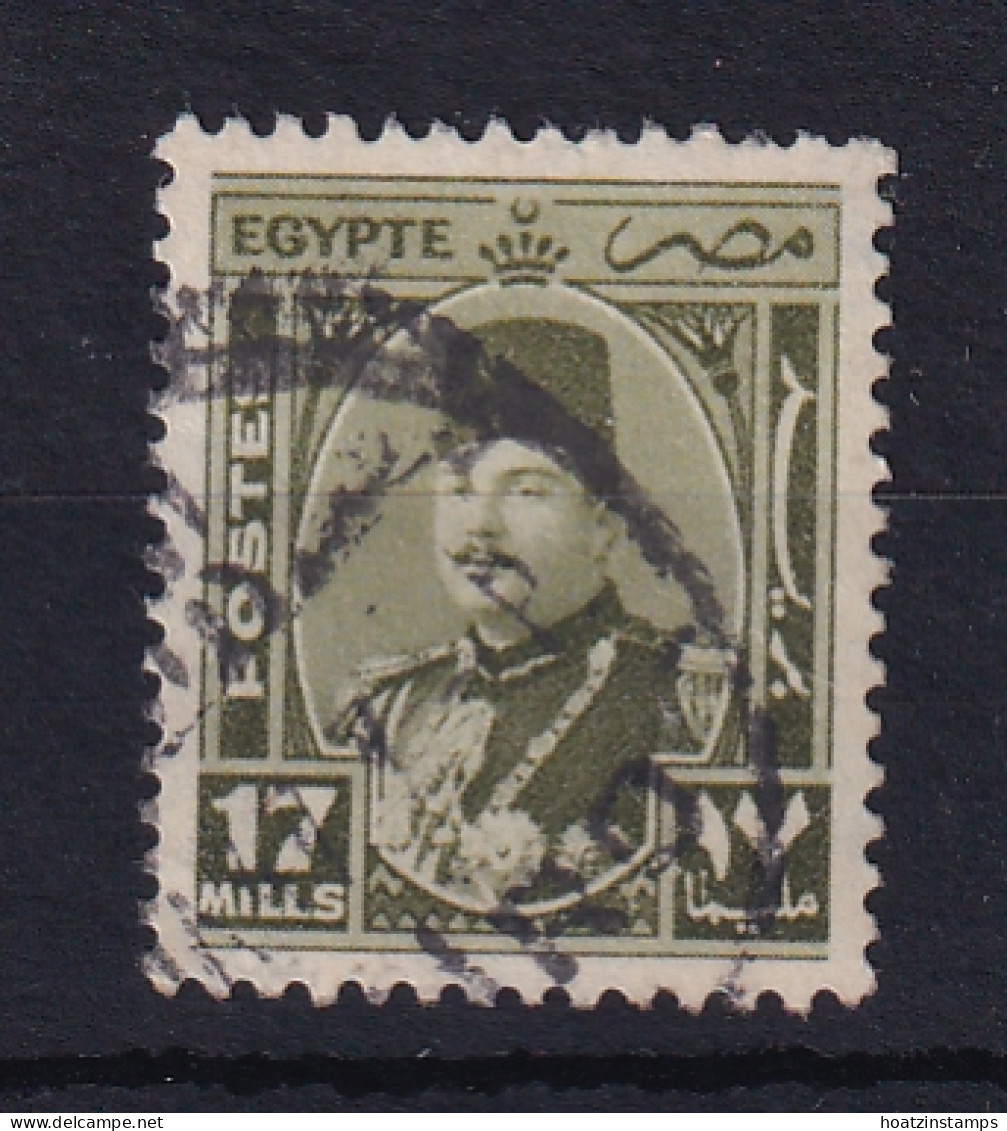 Egypt: 1944   King Farouk   SG299   17m     Used  - Usati