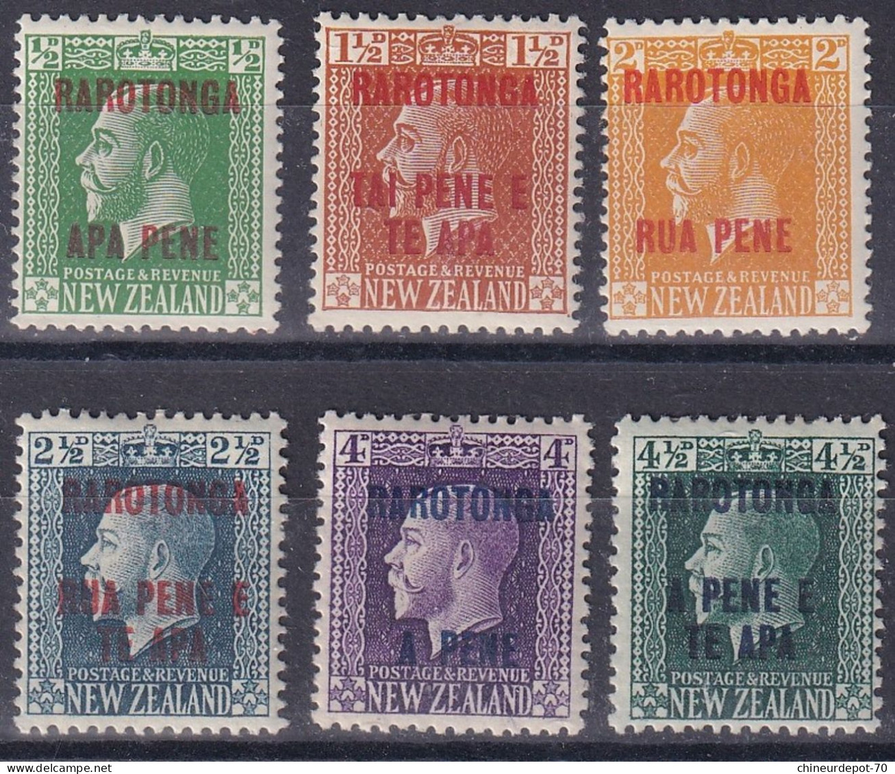 Nouvelle-Zélande RAROTONGA  NEUFS AVEC CHARNIERE * - Unused Stamps