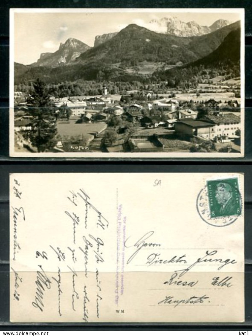K20337)Ansichtskarte: Lofer, Totale, Gelaufen 1929 - Lofer