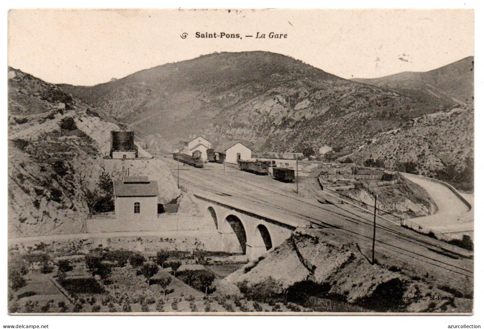 La Gare Et La Prise D'eau - Saint-Pons-de-Thomières