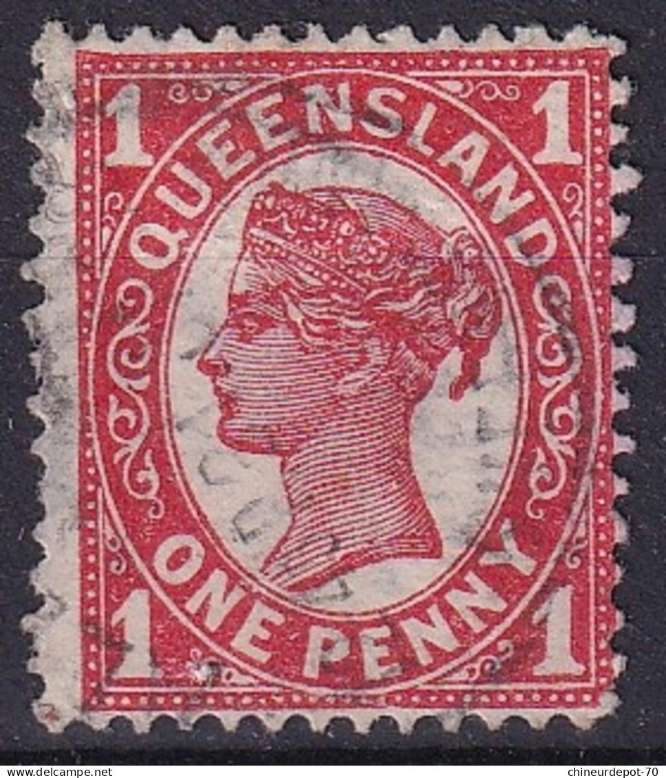 Queensland QUEEN VICTORIA - Used Stamps