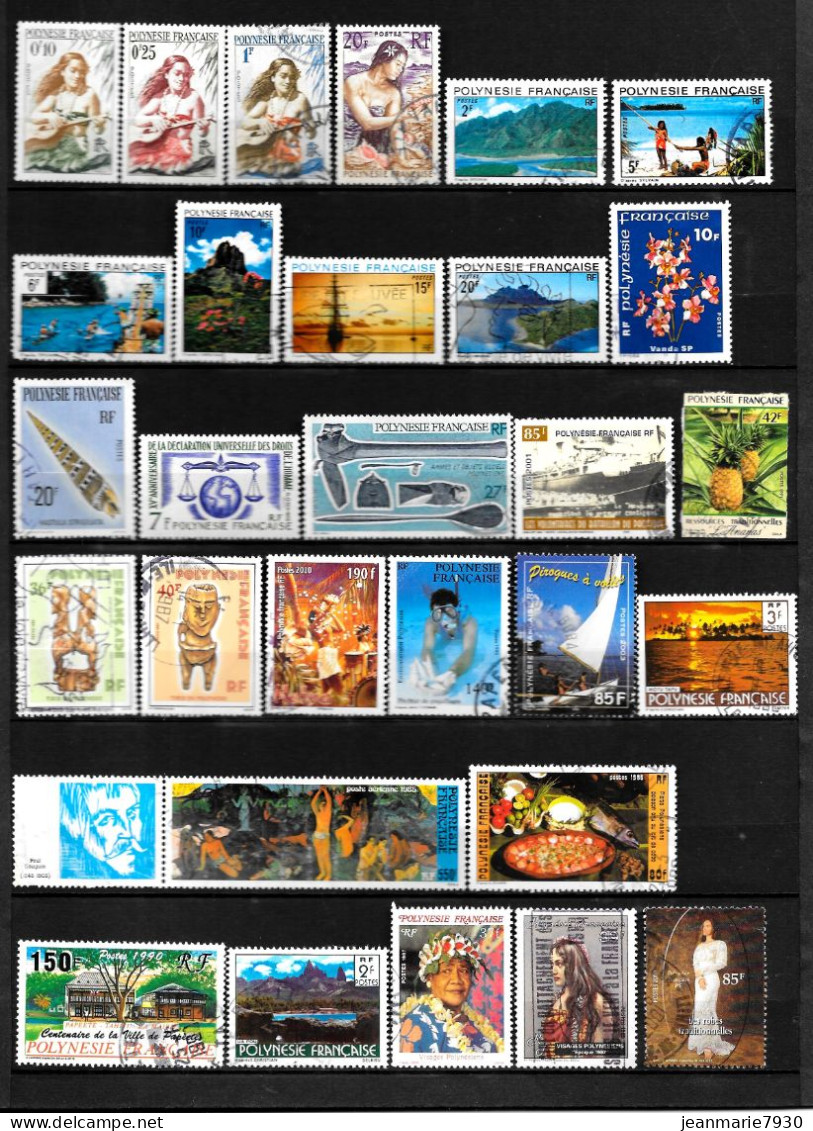 1C137 - LOT DE 44 TIMBRES NEUFS ET OBLITERES - COTE = 112.00 € - Collections, Lots & Séries