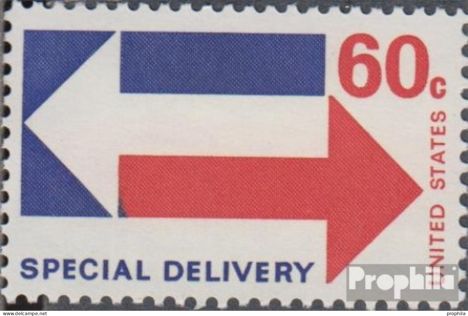 USA 1034 (kompl.Ausg.) Postfrisch 1971 Eilmarke Pfeile - Unused Stamps