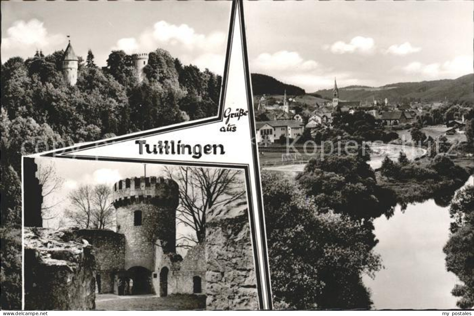 41790494 Tuttlingen Stadtansicht Ruine Honburg Tuttlingen - Tuttlingen