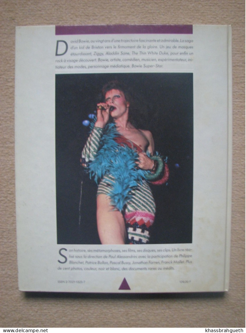 DAVID BOWIE - SUPERSTAR / BLACK BOOK / BOWIEPIX... LOT 5 LIVRES - Musica