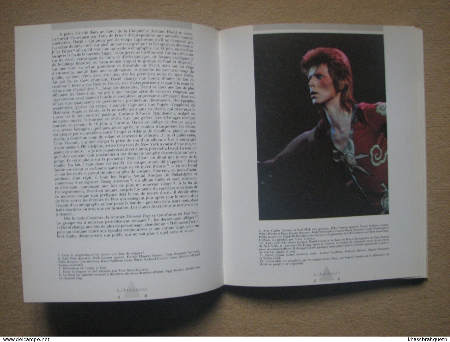 DAVID BOWIE - SUPERSTAR / BLACK BOOK / BOWIEPIX... LOT 5 LIVRES - Music