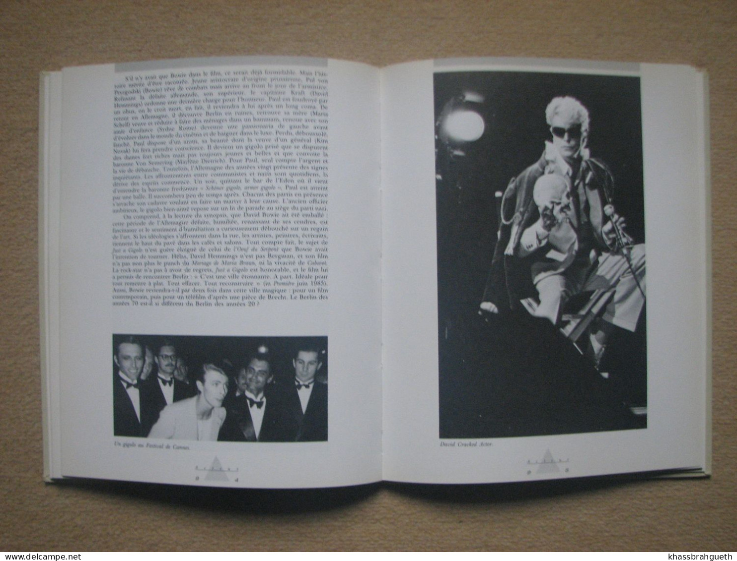 DAVID BOWIE - SUPERSTAR / BLACK BOOK / BOWIEPIX... LOT 5 LIVRES