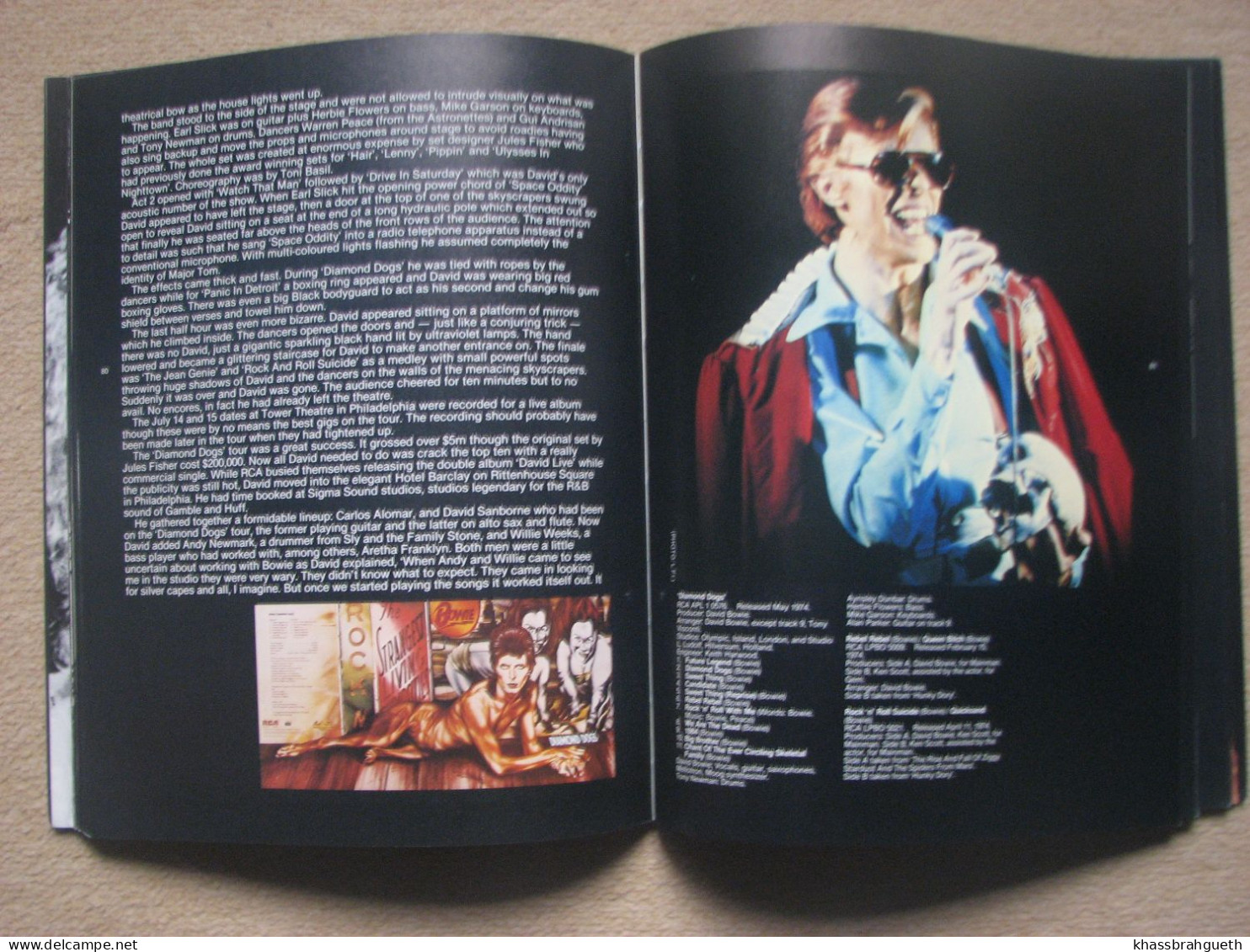 DAVID BOWIE - SUPERSTAR / BLACK BOOK / BOWIEPIX... LOT 5 LIVRES