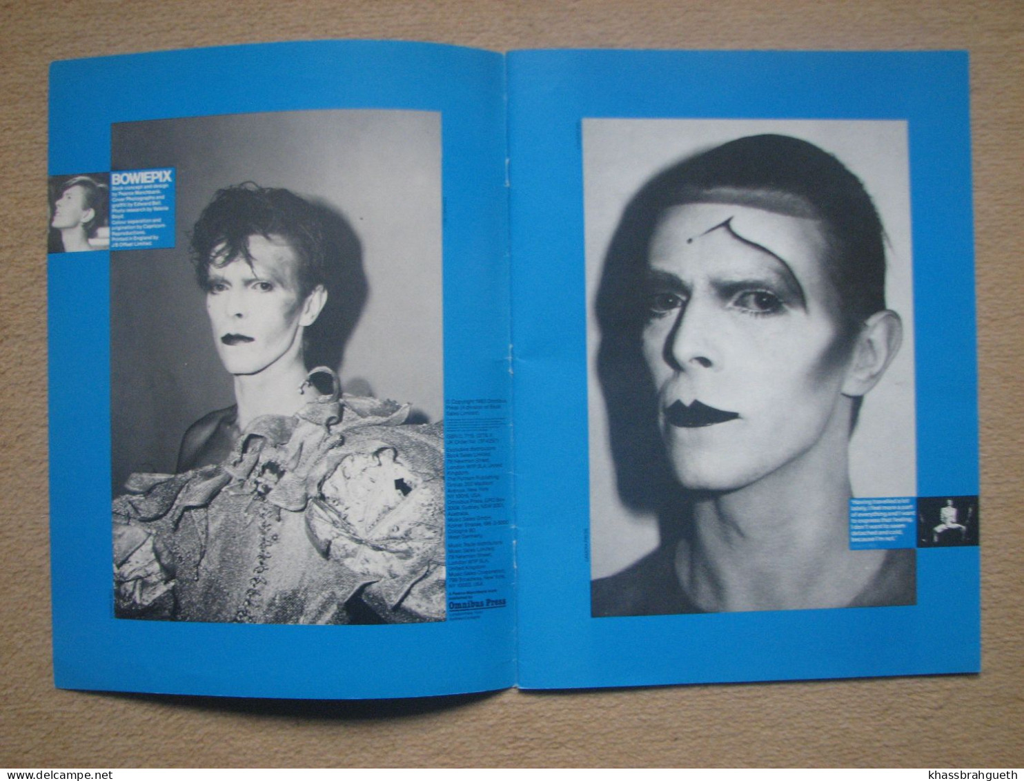 DAVID BOWIE - SUPERSTAR / BLACK BOOK / BOWIEPIX... LOT 5 LIVRES