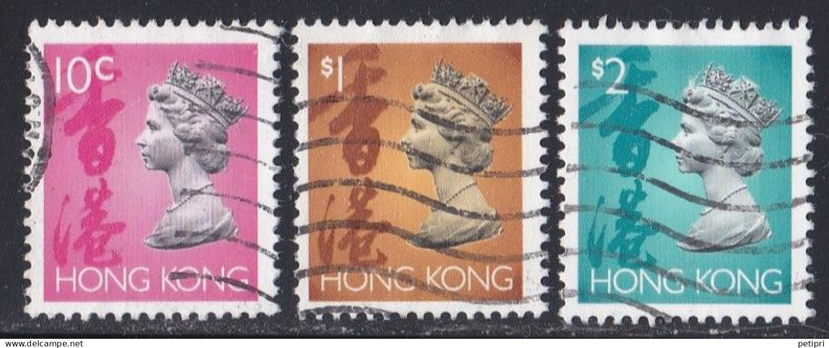 Hong Kong   1890 - 1997     Y&T   N °  683   689   693      Oblitérés - Used Stamps