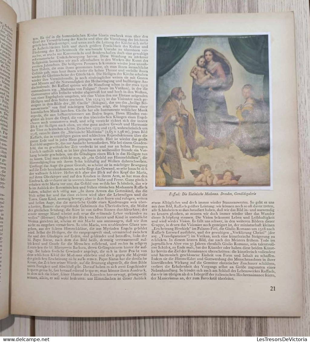 Livre Ancien - Allemand - Die Malerei Der Renaissance - Illustrations Colorisées Collectionnées - Malerei & Skulptur