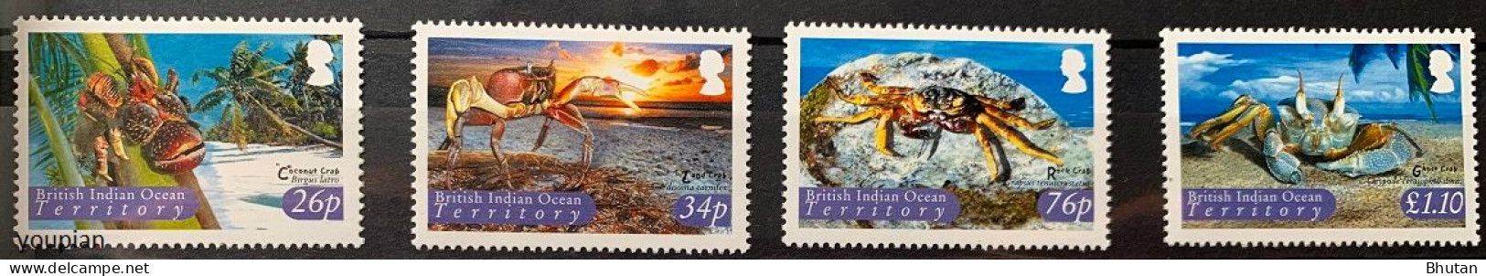 British Indian Ocean Territories 2004, Shellfishs, MNH Stamps Set - British Indian Ocean Territory (BIOT)