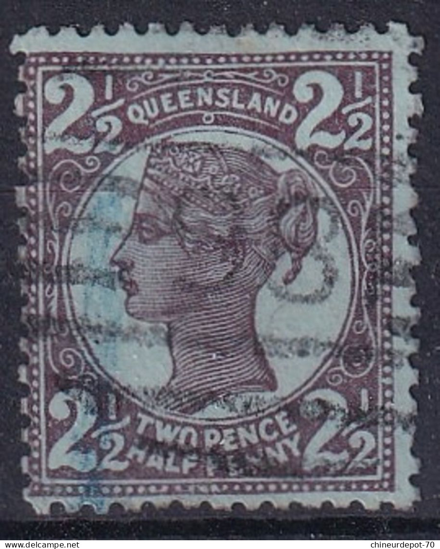 Queensland QUEEN VICTORIA SIGNATURE Signé - Used Stamps