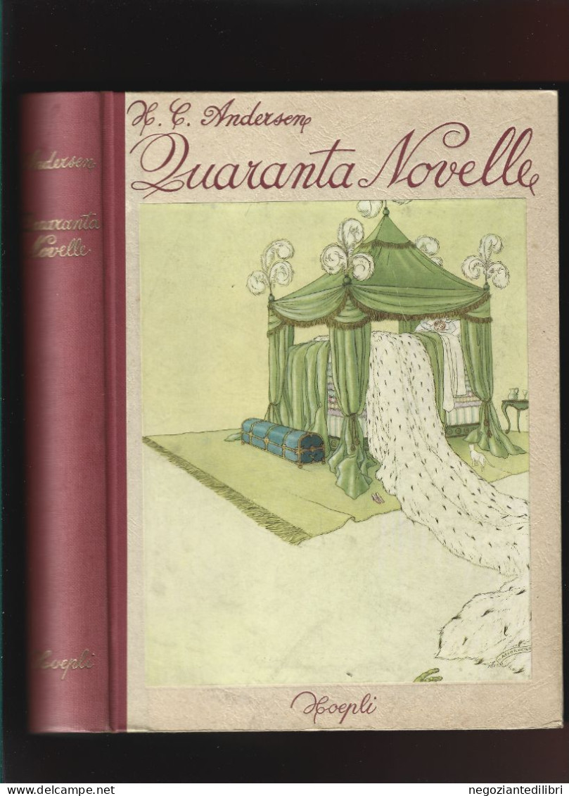 Hoepli Ragazzi+H.C.Andersen 40 NOVELLE.-Ill.16 Tav. Di ACCORNERO-ED.U.H.Milano 1953 - Old Books