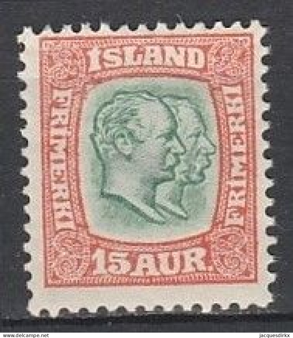 Iceland      .       Yvert    .      53      .     *      .      Mint-hinged - Nuovi