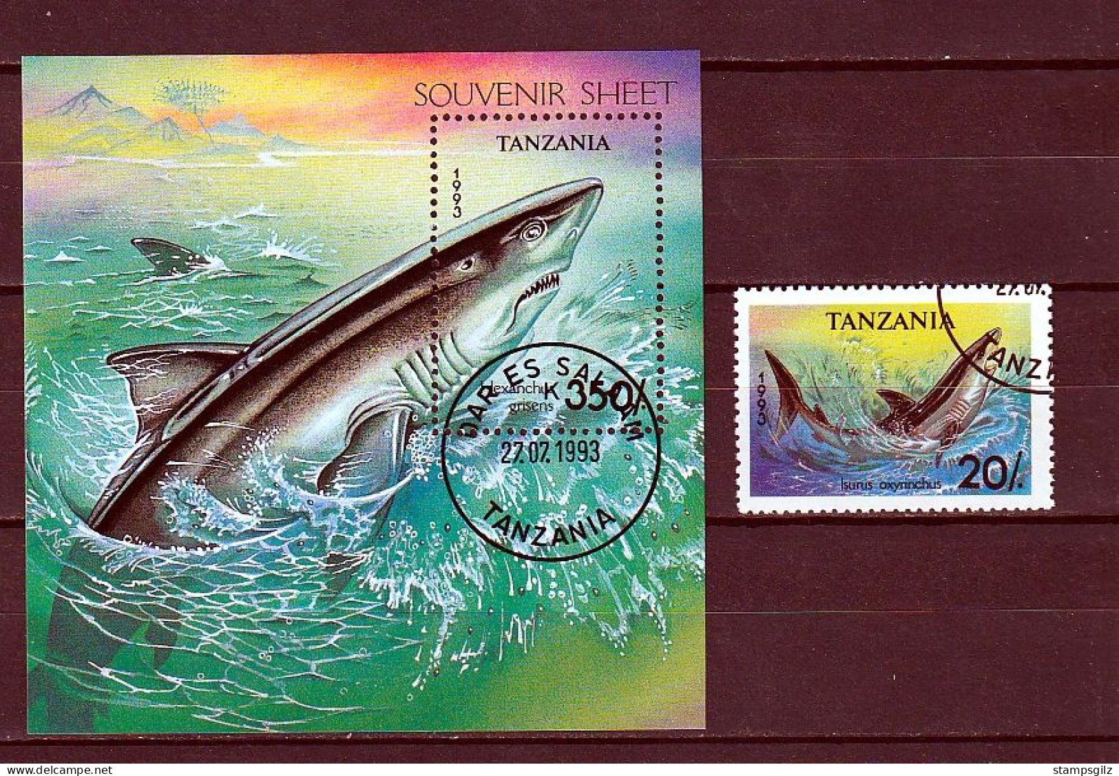 Tanzania 1993  YT BF 219 +1 Timbre - Tanzanie (1964-...)