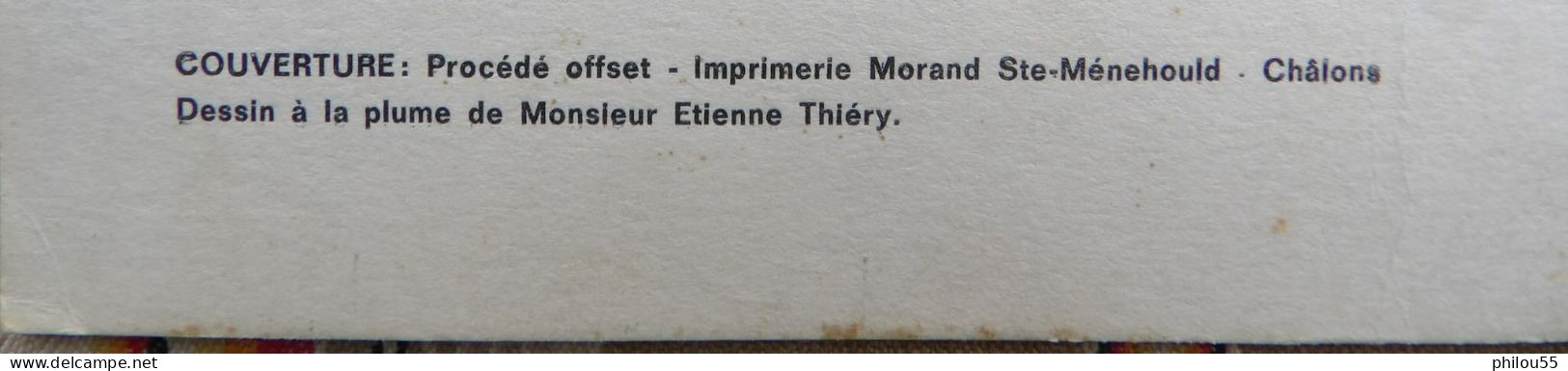 51 SAINTE MENEHOULD Bulletin Municipal N° 1Janvier 1966 Couverture Etienne THIERY (Chaussures) - Champagne - Ardenne