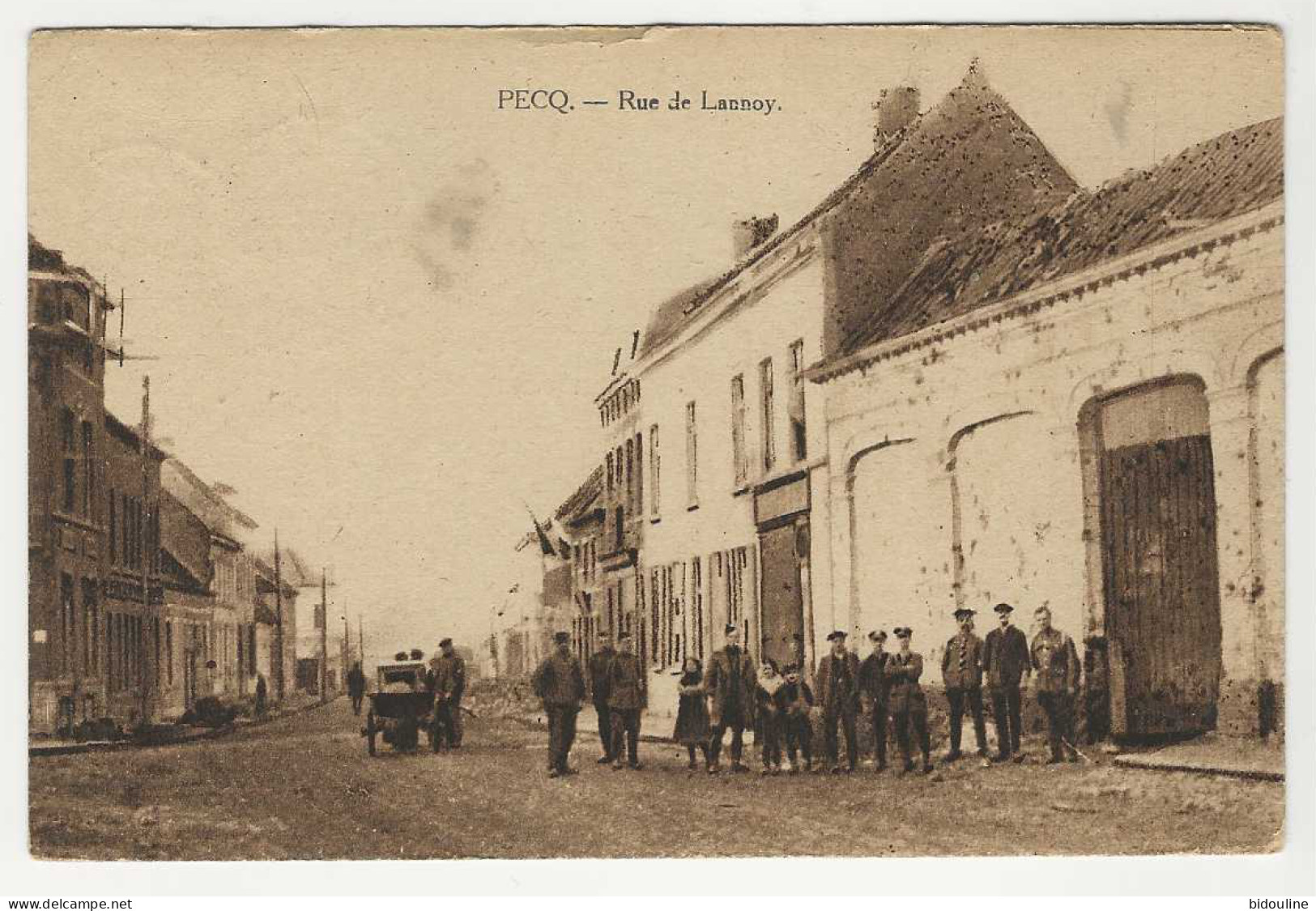 CPA-PECQ " Rue De Lannoy " - Pecq