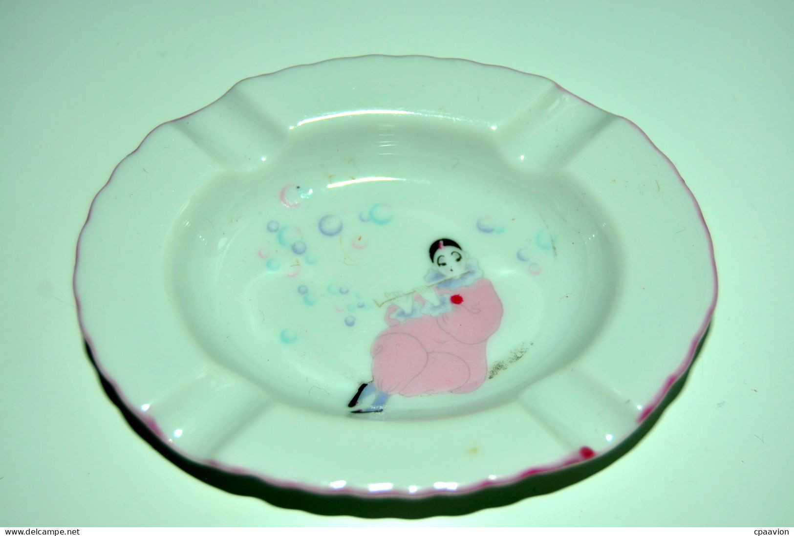 CENDRIER, PIERROT - Porcelain