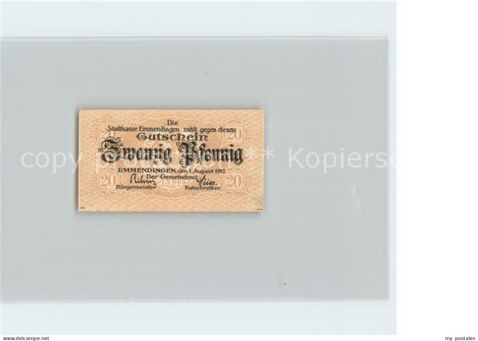 41787511 Emmendingen Gutschein 50 Pfennig Emmendingen - Emmendingen