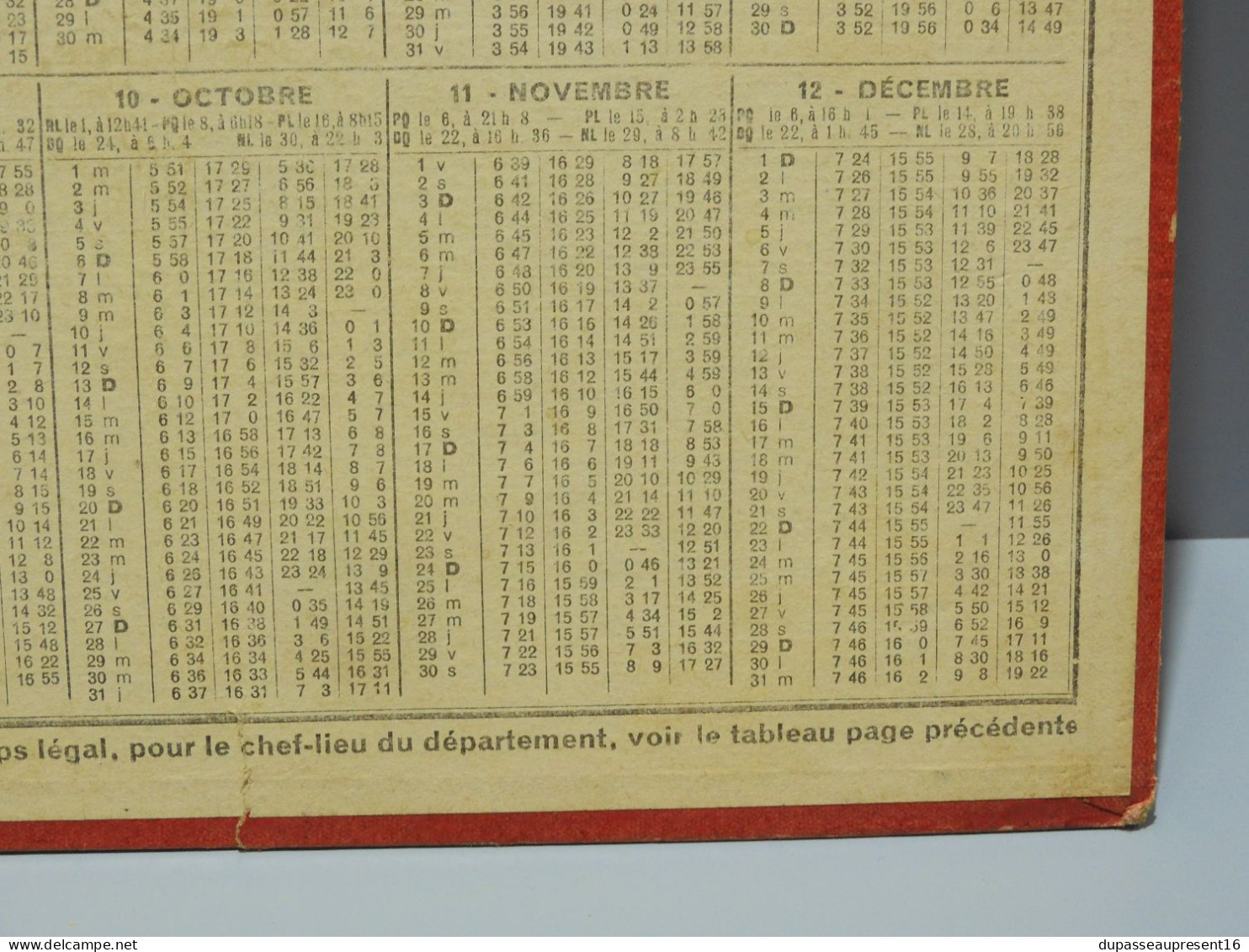 -ANCIEN ALMANACH CALENDRIER des POSTES XX 1940 POSTES & TELEGRAPHES collection    E