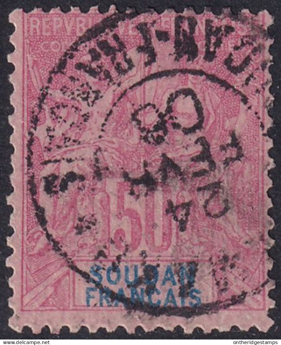 French Sudan 1894 Sc 16 Soudan Yt 13 Used Bamako Cancel - Oblitérés