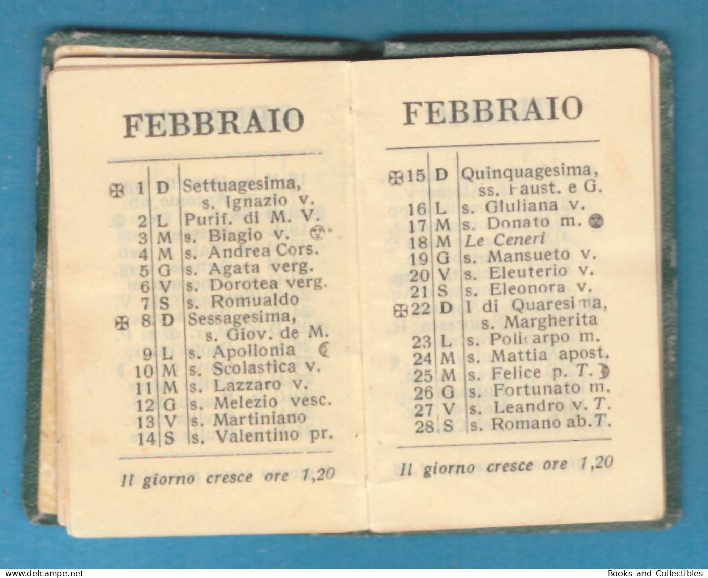 H-0700 * Calendario A Libretto 1931 - 4,4 X 6,8 Cm - Tamaño Pequeño : 1921-40