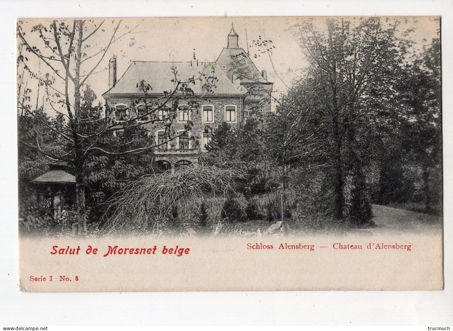 6 - Salut De MORESNET Belge - Schloss Alensberg - Blieberg