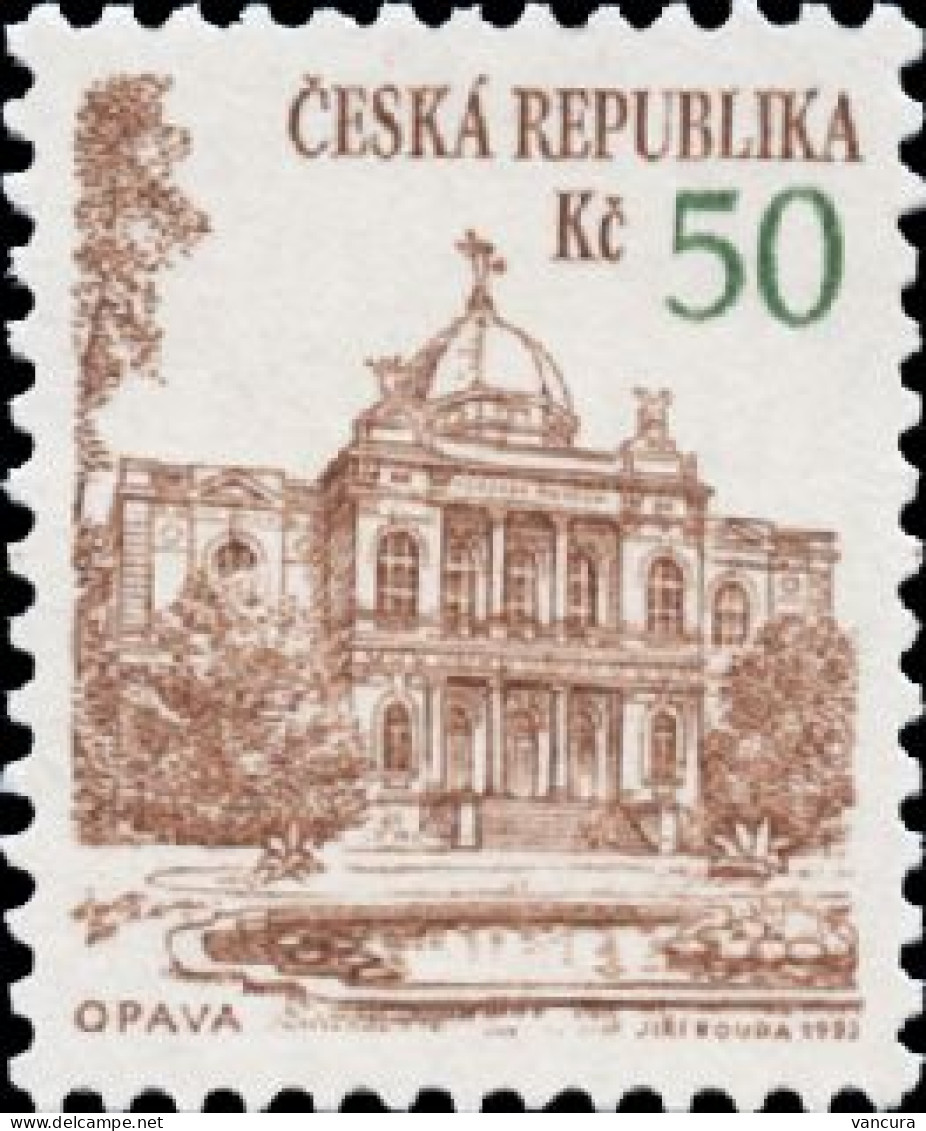 ** 19 Czech Republic Opava/Troppau Definitive 1993 Museum - Musées