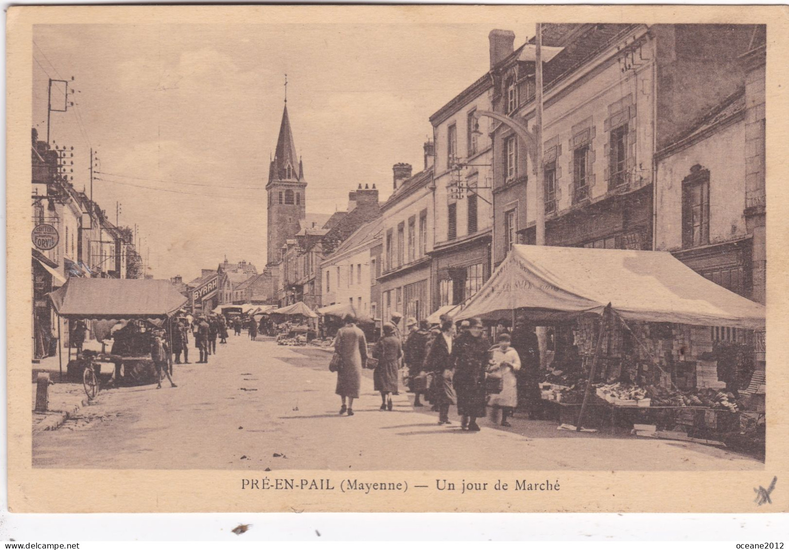 [53] Mayenne . Pre En Pail. Un Jour De Marché - Pre En Pail