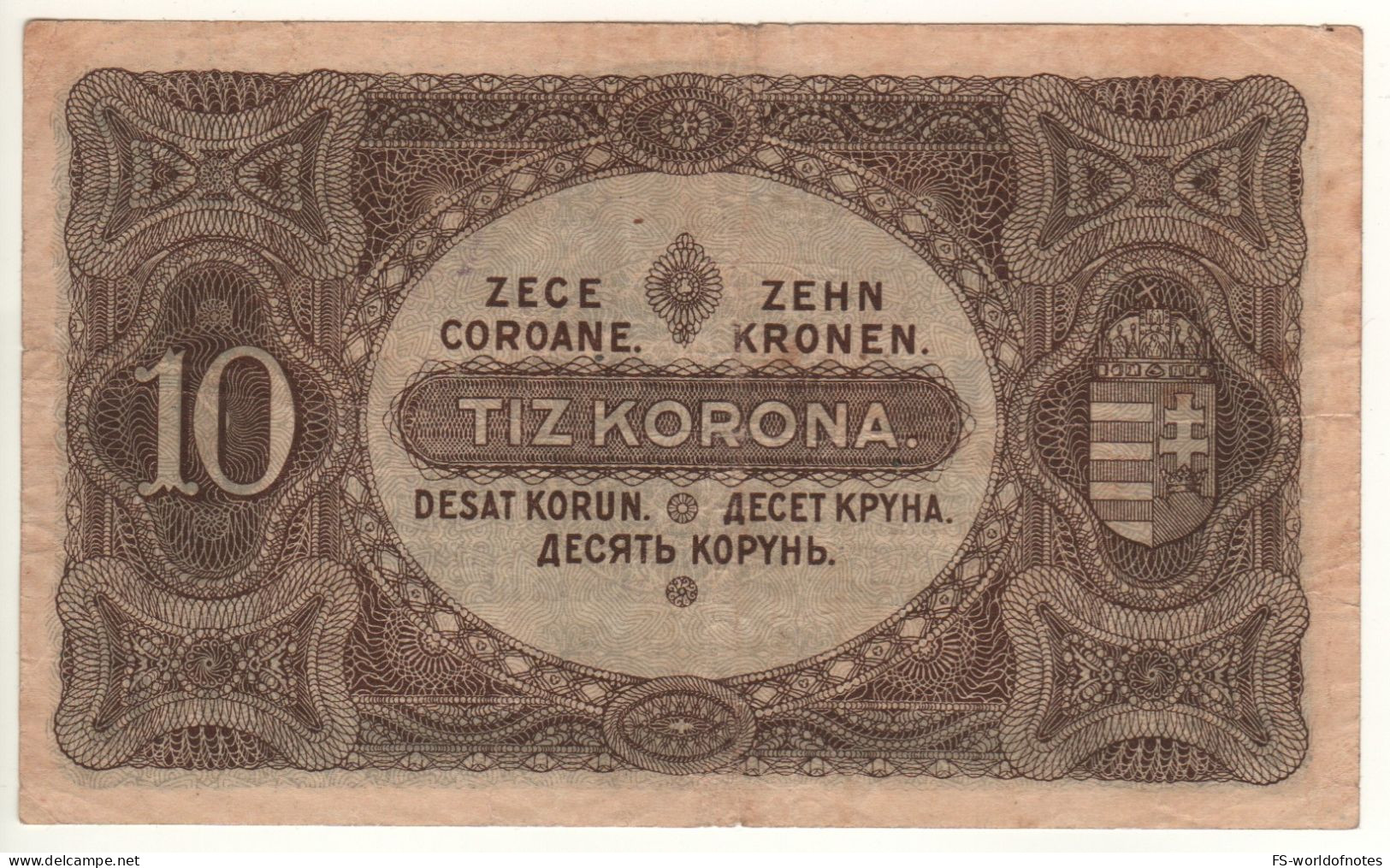 HUNGARY  10  Korona   P60   Dated 01.01.1920  " Budapest " - Hongrie