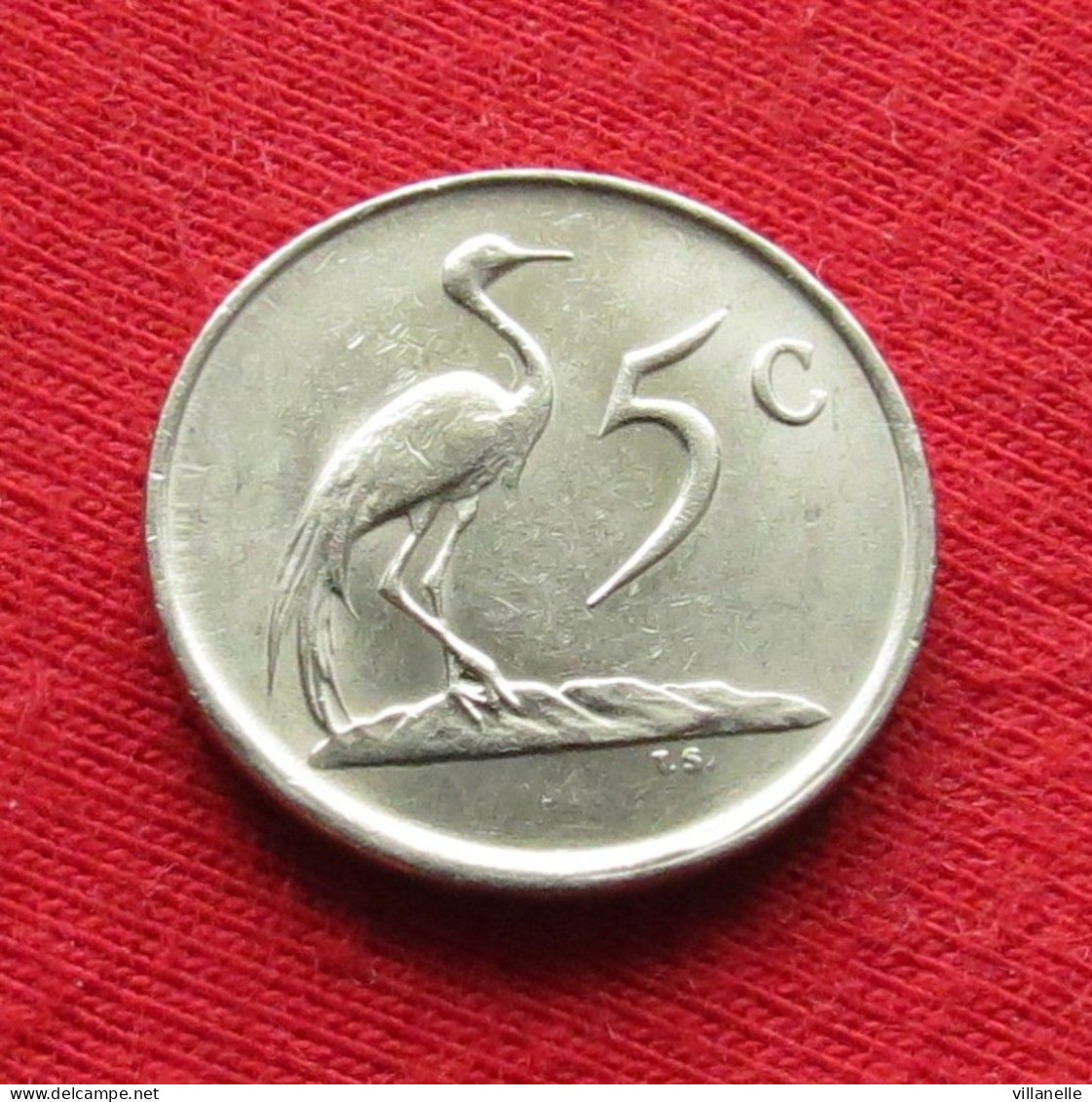 South Africa 5 Cents 1984 KM# 84 *VT Bird  Africa Do Sul RSA Afrique Do Sud Afrika - South Africa