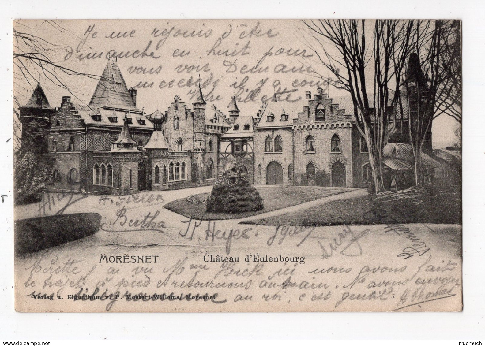 3 - MORESNET - Château D'Eulenbourg - Plombières