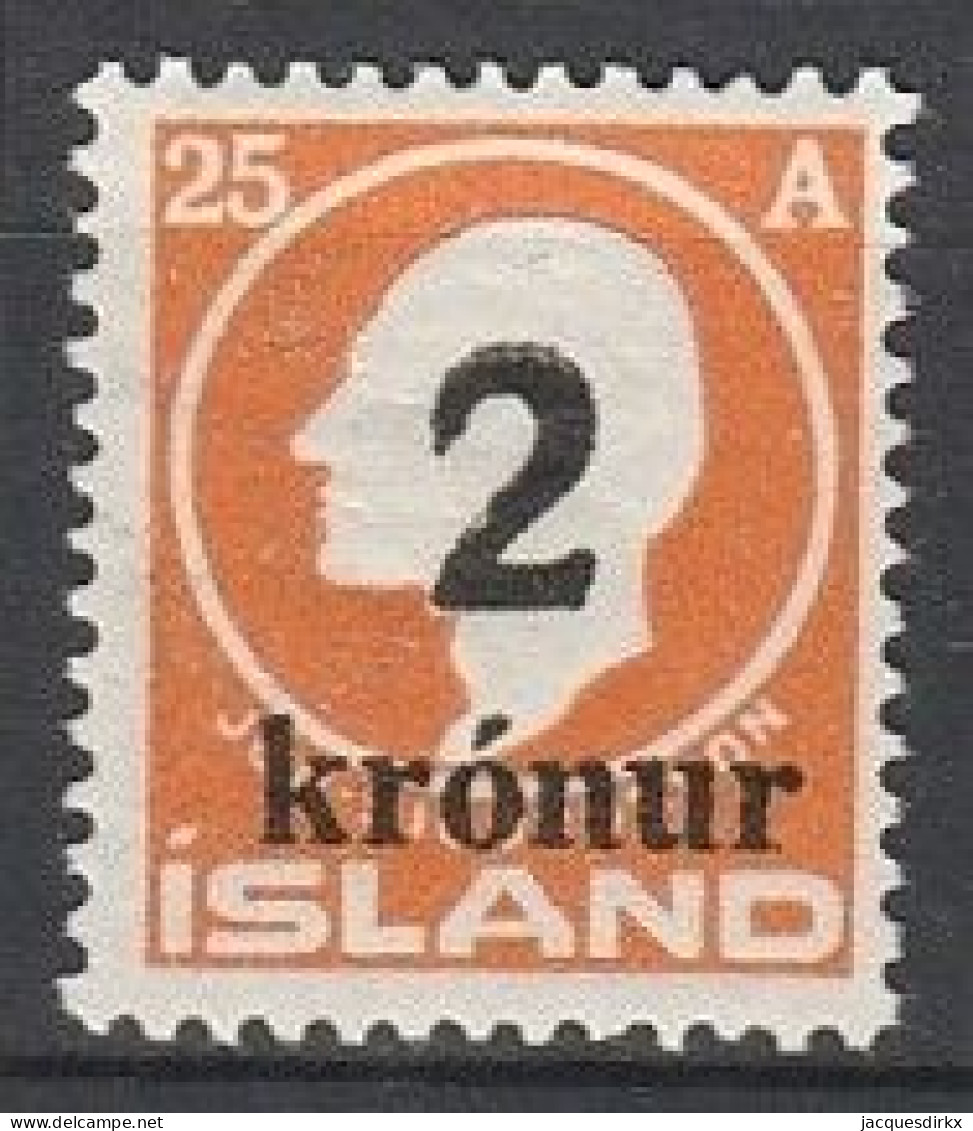 Iceland      .       Yvert    .      110     .     *      .      Mint-hinged - Unused Stamps